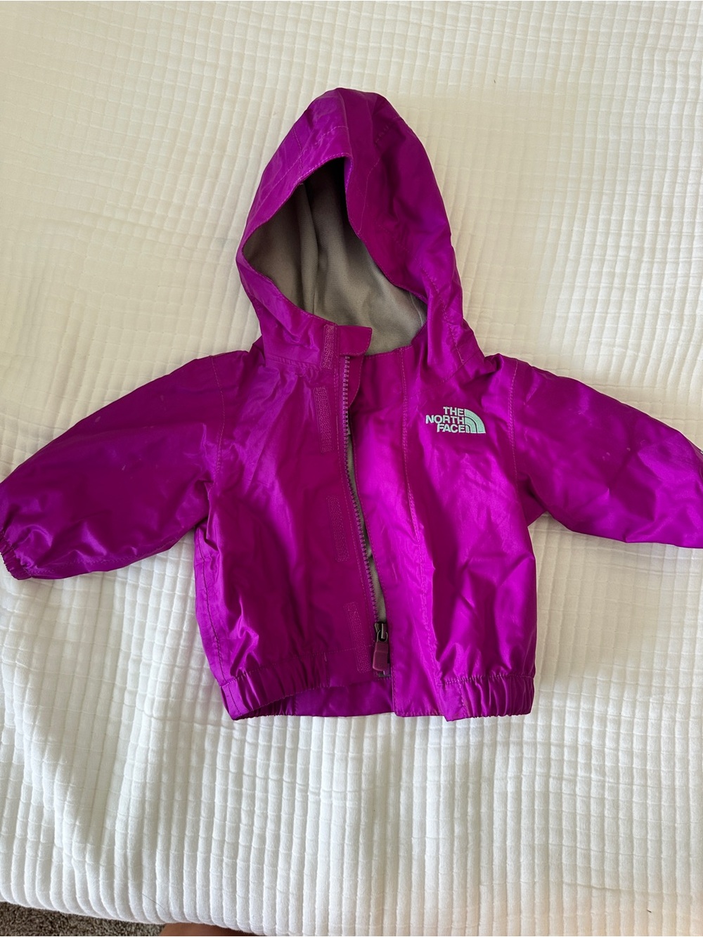 The North Face Kids Hooded Shell Jacket - Magenta
